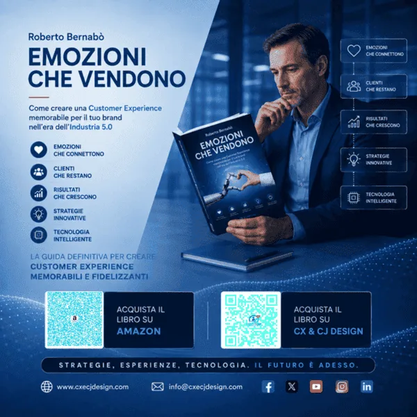 Emozioni che vendono di Roberto Bernabò | CX CJ Design di Roberto Bernabò Emozioni che vendono